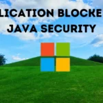 application blocked by java security