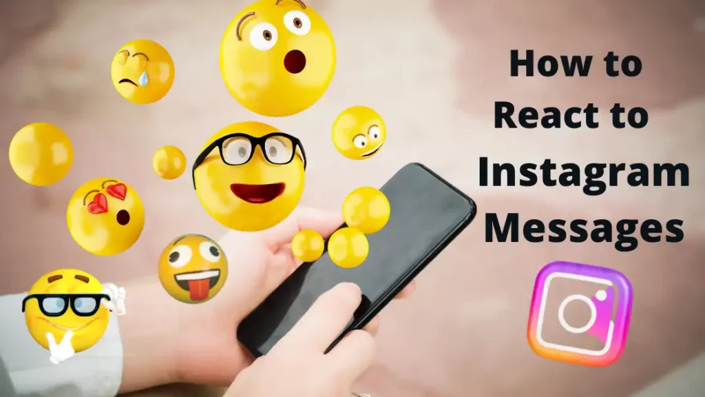 how to react to instagram messages