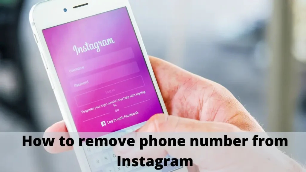 How to remove phone number from Instagram