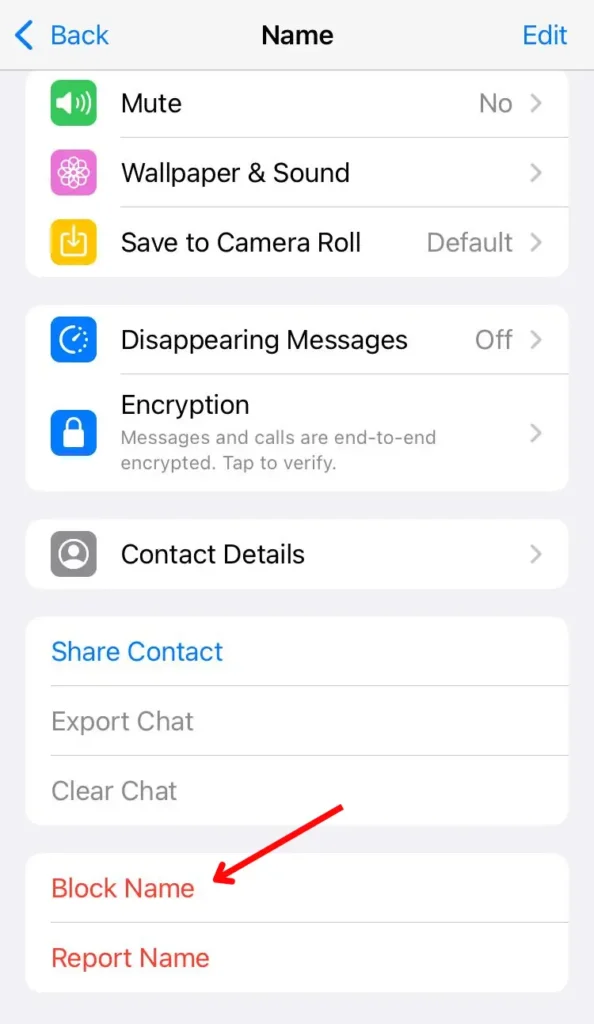 block to disable whatsapp calls