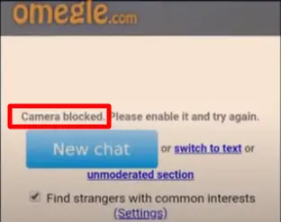 enable block camera