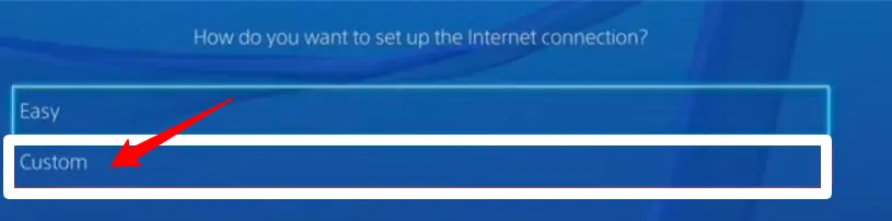 custom internet connection